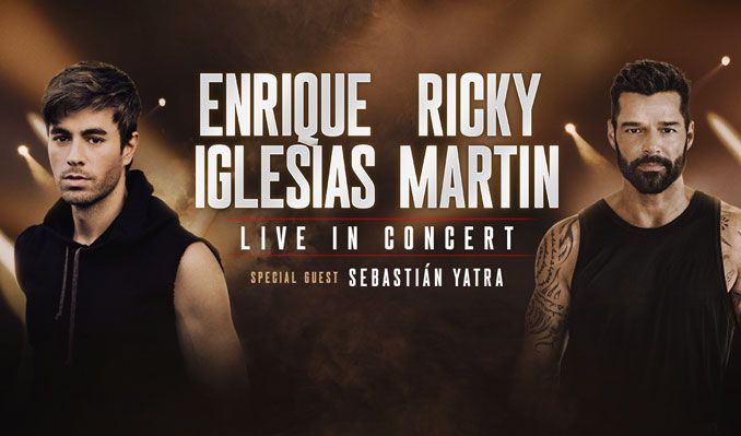 Enrique Iglesias & Ricky Martin at Centre Bell