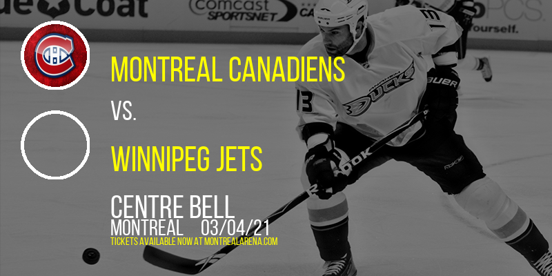 Montreal Canadiens vs. Winnipeg Jets at Centre Bell tickets Montreal Canadiens vs. Winnipeg Jets at Centre Bell