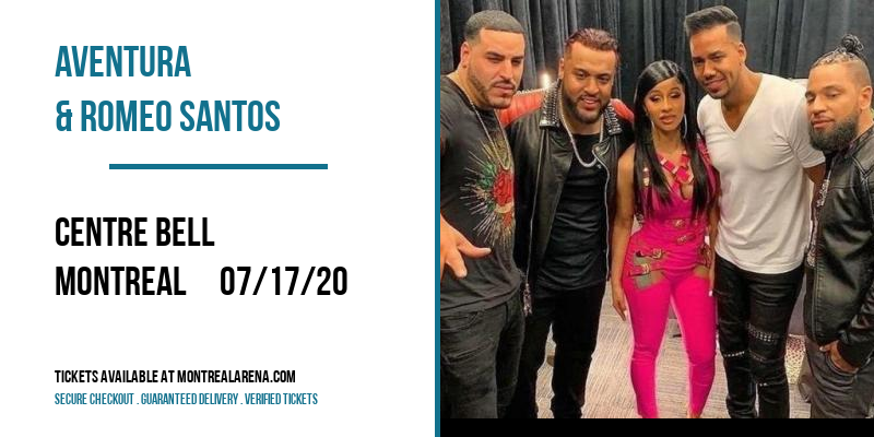 Aventura & Romeo Santos [CANCELLED] at Centre Bell