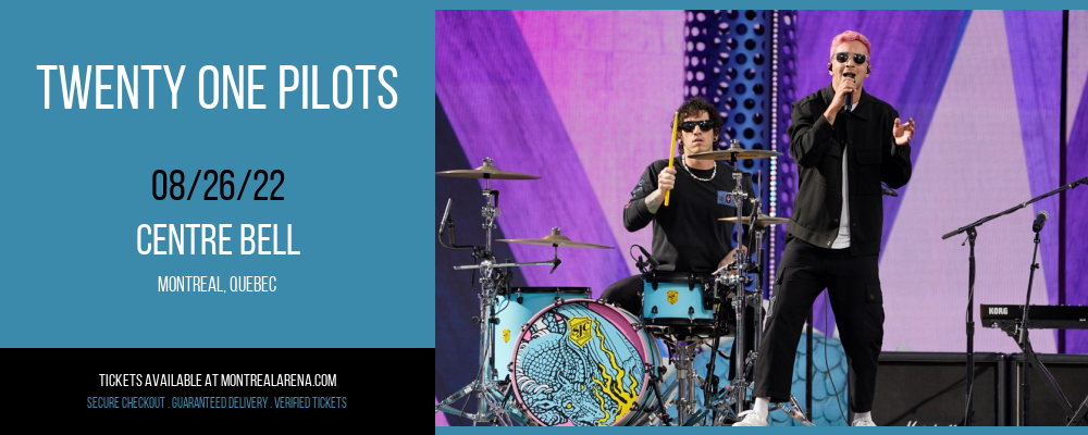 Twenty One Pilots at Centre Bell tickets Twenty One Pilots at Centre Bell