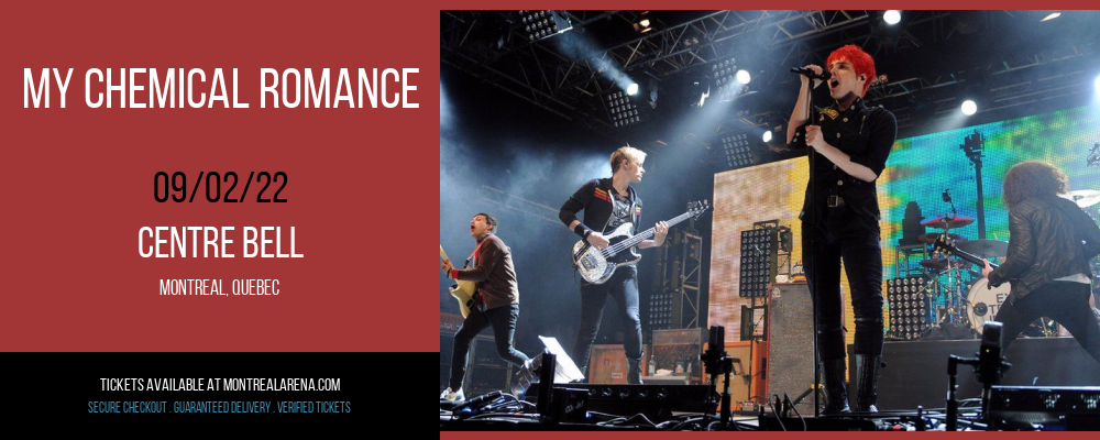 My Chemical Romance at Centre Bell tickets My Chemical Romance at Centre Bell