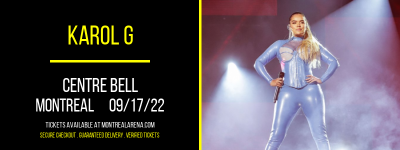 Karol G at Centre Bell tickets Karol G at Centre Bell