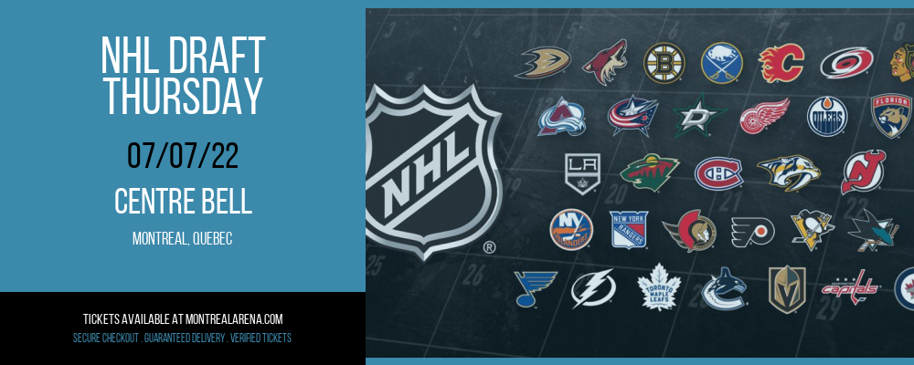NHL Draft - Thursday at Centre Bell tickets NHL Draft - Thursday at Centre Bell