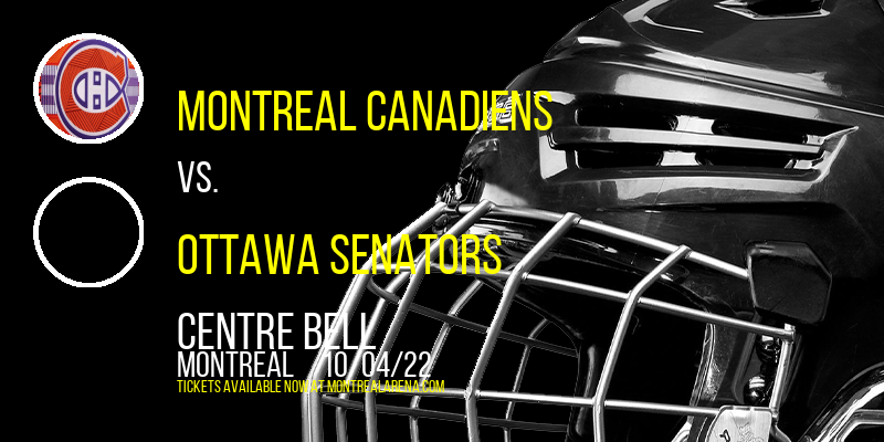 NHL Preseason: Montreal Canadiens vs. Ottawa Senators at Centre Bell