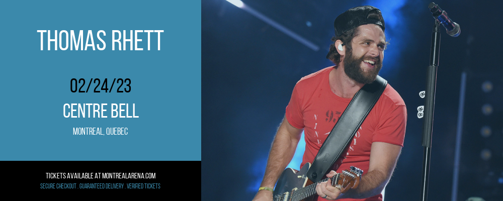 Thomas Rhett at Centre Bell