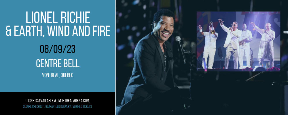 Lionel Richie & Earth, Wind and Fire at Centre Bell