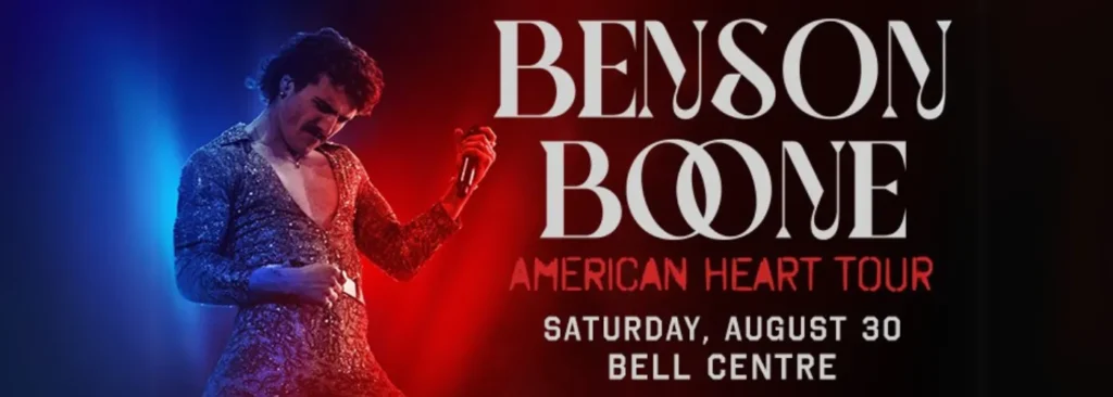 Benson Boone at Centre Bell