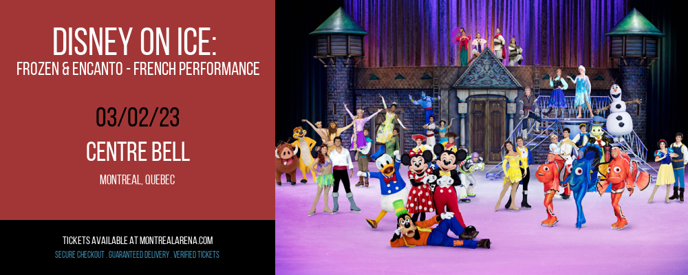 Disney On Ice: Frozen & Encanto - French Performance at Centre Bell