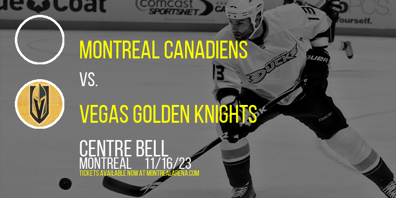 Montreal Canadiens at Centre Bell