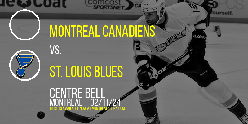 Montreal Canadiens at Centre Bell
