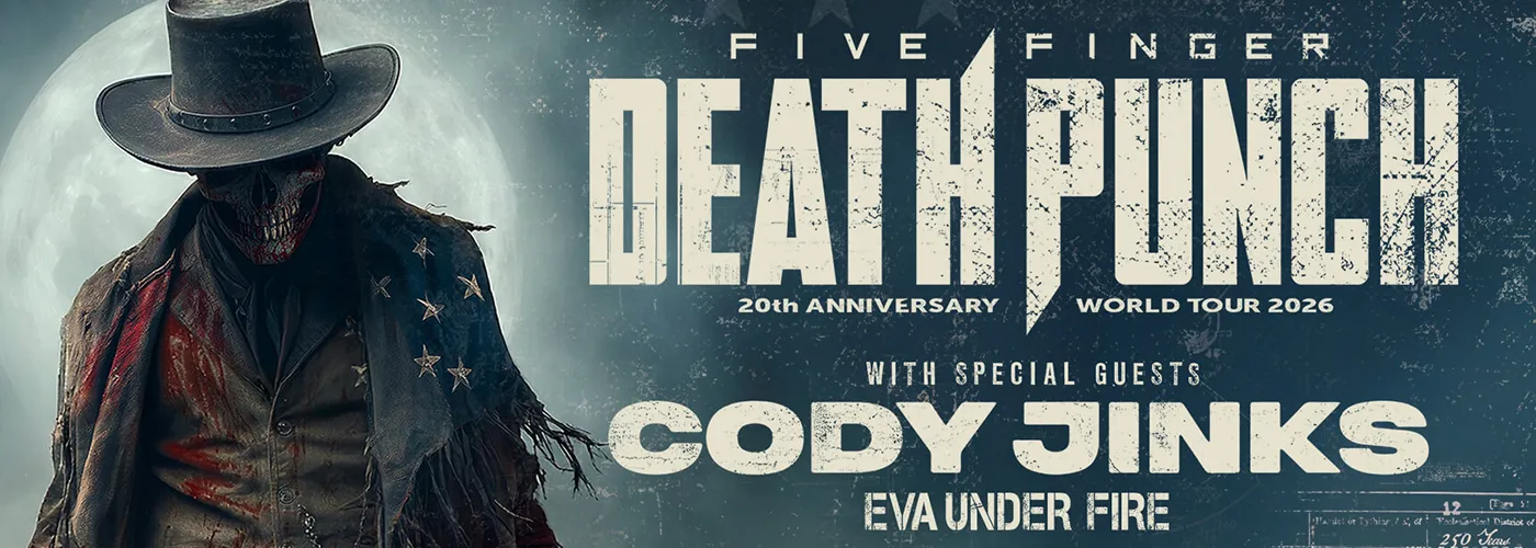 Five Finger Death Punch, Cody Jinks &amp; Eva Under Fire
